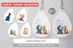 Cosmic Kittens Earring Product Image 1