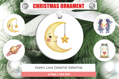 Cosmic Love Valentine Ornament Product Image 1