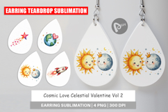 Cosmic Love Valentine Earring Product Image 1