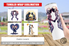 Cosmic Lovers Romance Tumbler Product Image 1