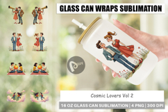 Cosmic Lovers Romance Glass Can Product Image 1