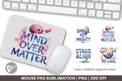 Alien Wisdom Quote Mouse Pad Product Image 1