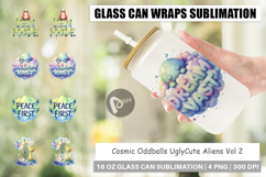 Alien Wisdom Quote Glass Can Product Image 1