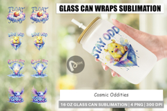 Odd Alien Quotes Glass Can Product Image 1