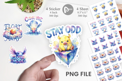 Odd Alien Quotes Sticker Product Image 1