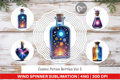 Wind Spinner Cosmic Potion Bottles Product Image 1