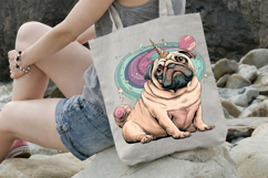 Cosmic Unicorn Space Pup Clipart Product Image 3