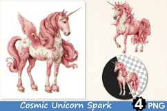 Cosmic Unicorn Spark Clipart Product Image 1