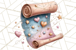 Little Astronauts Clipart PNG, Cosmic Valentine Clip Art Product Image 2