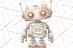 Little Astronauts Clipart PNG, Cosmic Valentine Clip Art Product Image 5