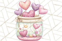 Little Astronauts Clipart PNG, Cosmic Valentine Clip Art Product Image 4