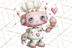 Little Astronauts Clipart PNG, Cosmic Valentine Clip Art Product Image 4