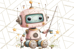 Little Astronauts Clipart PNG, Cosmic Valentine Clip Art Product Image 3