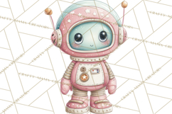 Little Astronauts Clipart PNG, Cosmic Valentine Clip Art Product Image 5