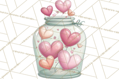 Little Astronauts Clipart PNG, Cosmic Valentine Clip Art Product Image 5