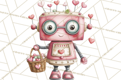 Little Astronauts Clipart PNG, Cosmic Valentine Clip Art Product Image 2