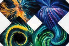 Cosmic Vortex Nebula Background Product Image 3