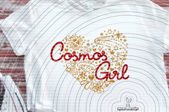 Cosmos Girl Cutting File SVG DXF Product Image 3