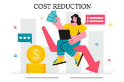 11 Cost Reduction Business Illustration Product Image 5