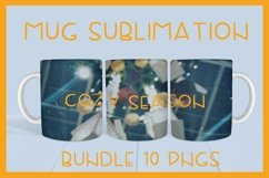cosy season mug sublimation bundle 10 pngs