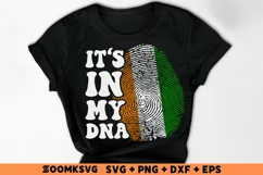 It's in my DNA Cote d Ivoire Flag Fingerprint Sublimation Product Image 2