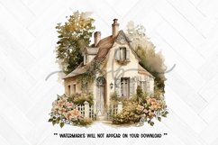 Watercolor Cottages V2 Clipart Illustration Bundle Product Image 2