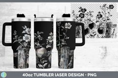 GorgeousCottage Laser 40oz Tumbler design.