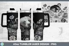 GorgeousCottage Laser 40oz Tumbler design.