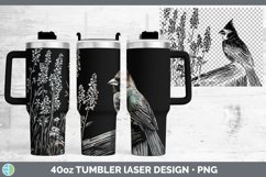 GorgeousCottage Birds Laser 40oz Tumbler design.