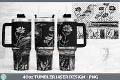 GorgeousCottage Birds Laser 40oz Tumbler design.