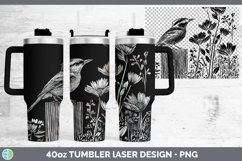GorgeousCottage Birds Laser 40oz Tumbler design.