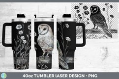 GorgeousCottage Birds Laser 40oz Tumbler design.