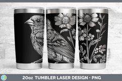 GorgeousCottage Birds Laser 20oz Tumbler design.