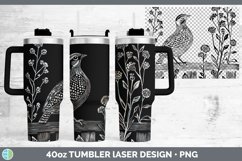 GorgeousCottage Birds Laser 40oz Tumbler design.