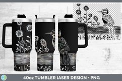 GorgeousCottage Birds Laser 40oz Tumbler design.