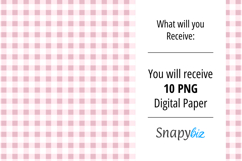 Cottage Gingham Seamless Digital Paper Product Image 5