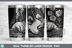 GorgeousCottage Dogs Laser 20oz Tumbler design.