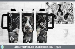 GorgeousCottage Dogs Laser 40oz Tumbler design.