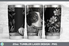 GorgeousCottage Dogs Laser 20oz Tumbler design.