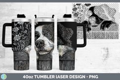 GorgeousCottage Dogs Laser 40oz Tumbler design.