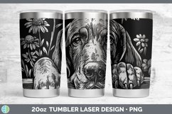 GorgeousCottage Dogs Laser 20oz Tumbler design.