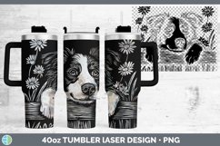 GorgeousCottage Dogs Laser 40oz Tumbler design.