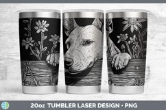 GorgeousCottage Dogs Laser 20oz Tumbler design.