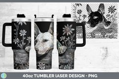 GorgeousCottage Dogs Laser 40oz Tumbler design.