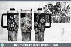 GorgeousCottage Dogs Laser 40oz Tumbler design.