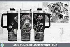 GorgeousCottage Dogs Laser 40oz Tumbler design.
