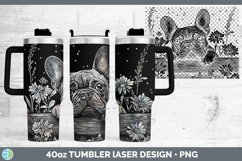 GorgeousCottage Dogs Laser 40oz Tumbler design.