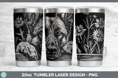 GorgeousCottage Dogs Laser 20oz Tumbler design.