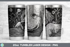 GorgeousCottage Dogs Laser 20oz Tumbler design.