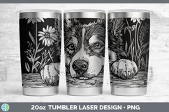 GorgeousCottage Dogs Laser 20oz Tumbler design.